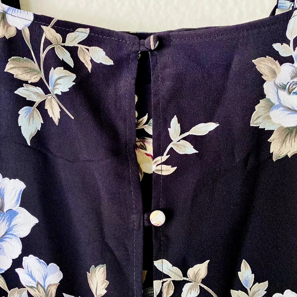 FLYNN SKYE Party Overalls in “Black Floral” - Picture 7 of 13